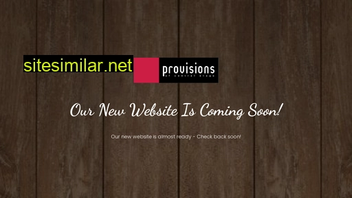 provisions.co.nz alternative sites