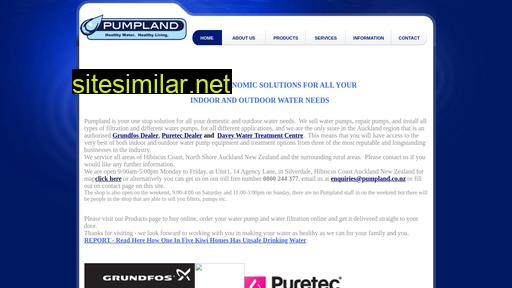 pumpland.co.nz alternative sites