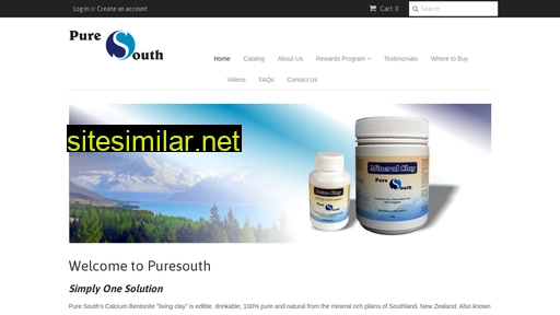 puresouth.co.nz alternative sites