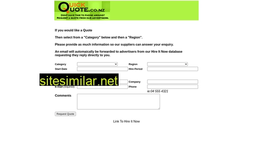 quickquote.co.nz alternative sites
