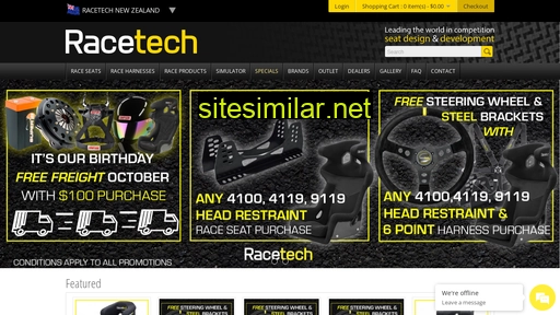 racetech.co.nz alternative sites