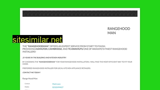 rangehoodman.co.nz alternative sites