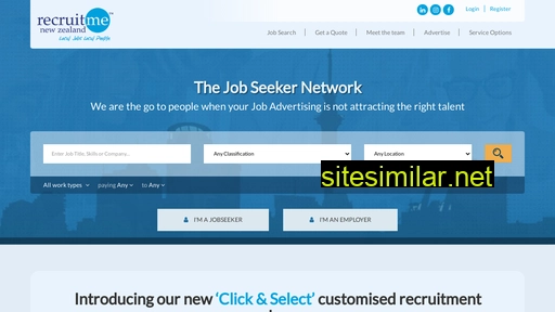 recruitme.net.nz alternative sites