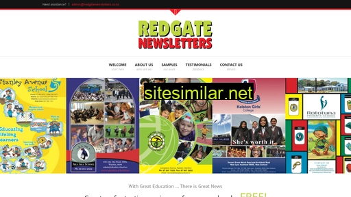 Redgatenewsletters similar sites