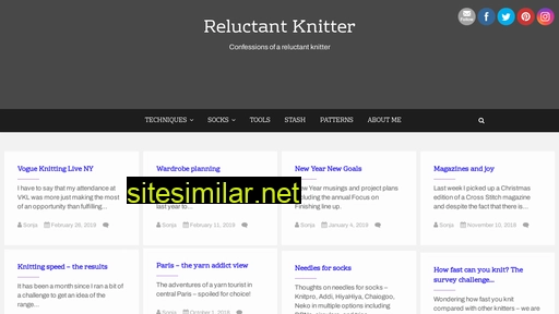 Reluctantknitter similar sites