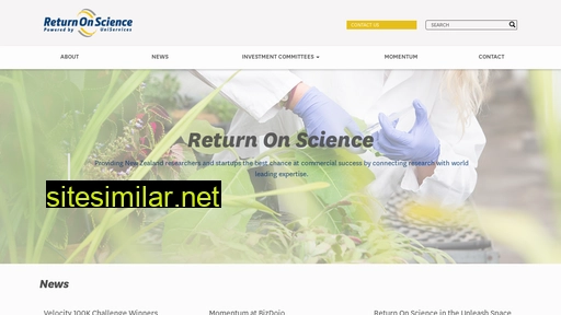 returnonscience.co.nz alternative sites