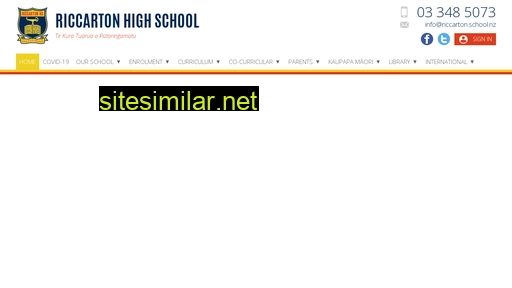 riccarton.school.nz alternative sites