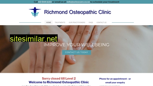 richmondosteopathicclinic.co.nz alternative sites