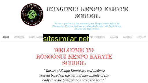 Rongonui-kenpo-karate similar sites