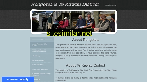rongoteaanddistrict.co.nz alternative sites