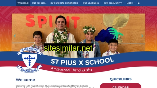 saintpius.school.nz alternative sites