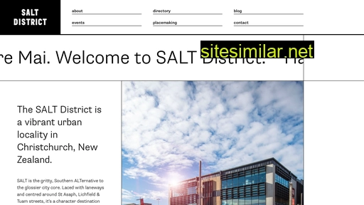 saltdistrict.nz alternative sites