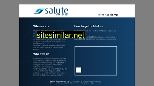 saluteconstruct.co.nz alternative sites