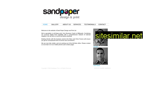 sandpaperprint.co.nz alternative sites