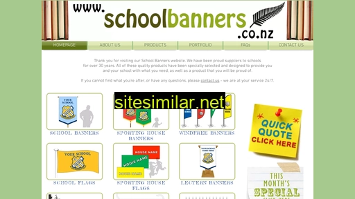 schoolbanners.co.nz alternative sites