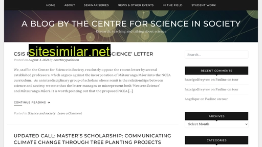 scienceinsociety.ac.nz alternative sites