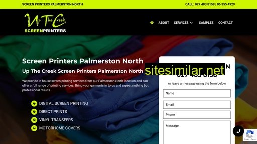 screenprinterspalmerstonnorth.co.nz alternative sites