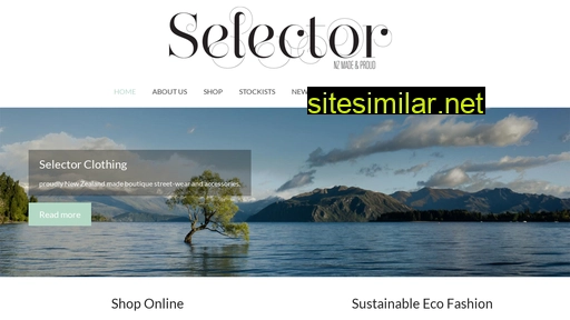 selectorclothing.co.nz alternative sites
