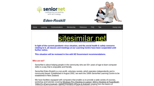 seniornet-eden-roskill.org.nz alternative sites