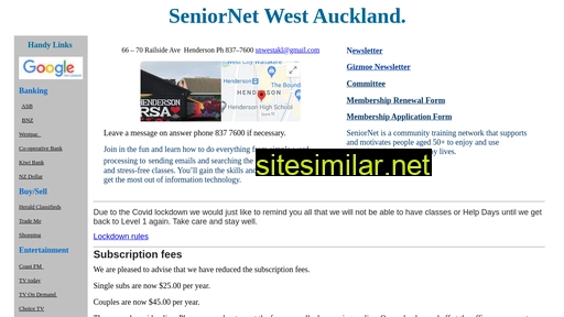 seniornet-west-auckland.org.nz alternative sites