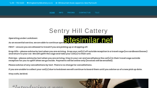 Sentryhillcattery similar sites