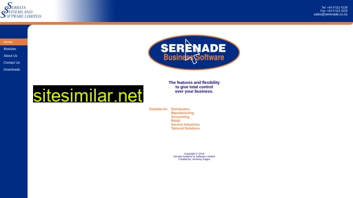 serenade.co.nz alternative sites