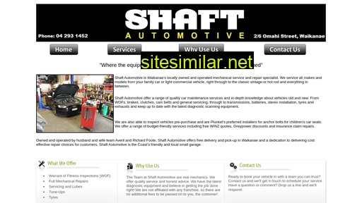 shaftautomotive.co.nz alternative sites