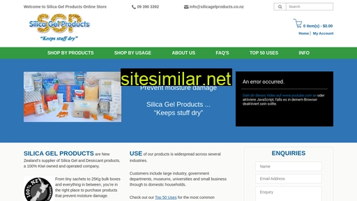 silicagelproducts.co.nz alternative sites