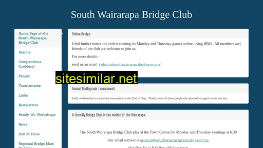 southwairarapabridge.org.nz alternative sites