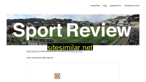sportreview.net.nz alternative sites