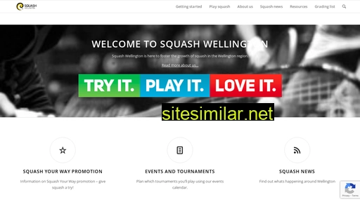 squashwellington.org.nz alternative sites