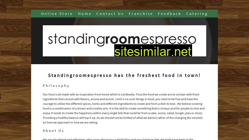 standingroomespresso.co.nz alternative sites