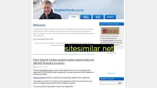 stephenfranks.co.nz alternative sites