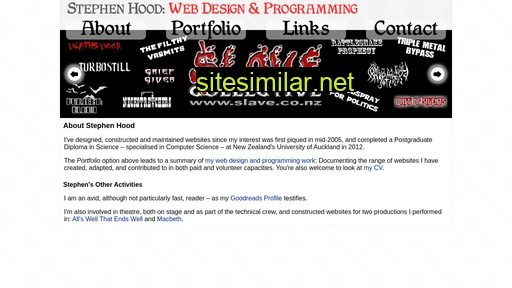 stephenhood.co.nz alternative sites