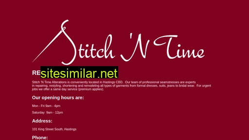stitch-n-time.co.nz alternative sites