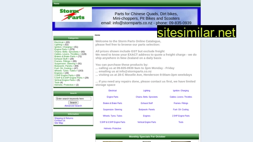 stormparts.co.nz alternative sites