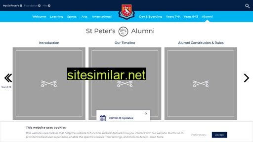 stpeters.school.nz alternative sites