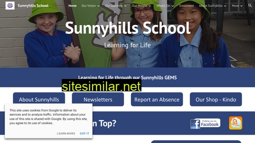 sunnyhills.school.nz alternative sites