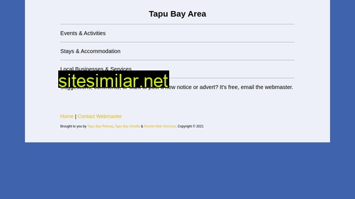tapubay.nz alternative sites