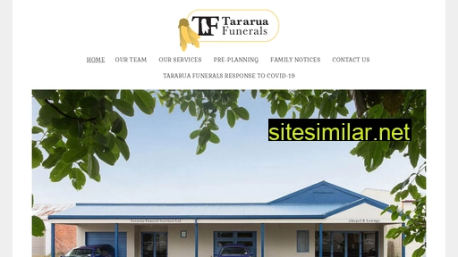 Tararuafunerals similar sites