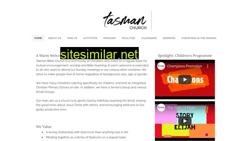 tasmanbiblechurch.org.nz alternative sites
