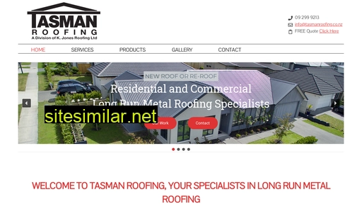 tasmanroofing.co.nz alternative sites