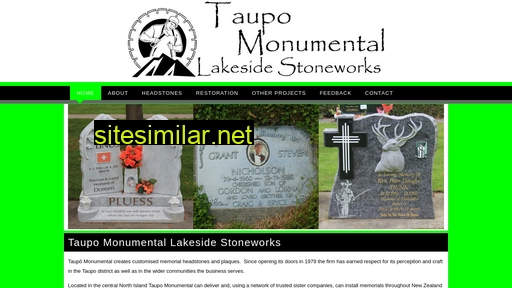 taupomonumental.co.nz alternative sites