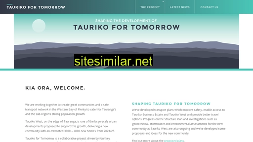 taurikofortomorrow.co.nz alternative sites