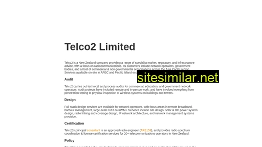 telco2.co.nz alternative sites