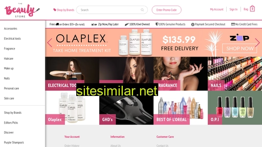 Thebeautystore similar sites