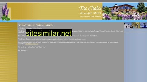 thechalet.co.nz alternative sites