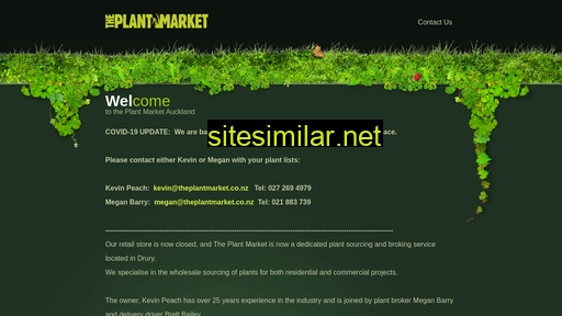 theplantmarket.co.nz alternative sites