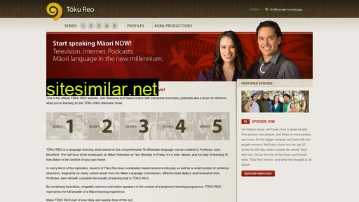 tokureo.maori.nz alternative sites