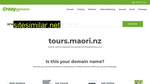 tours.maori.nz alternative sites